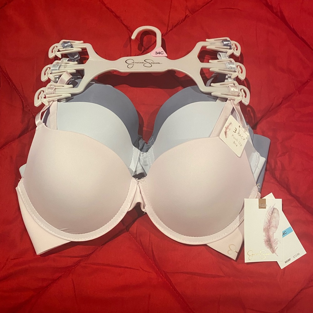 Jessica Simpson Push Up Bra Set